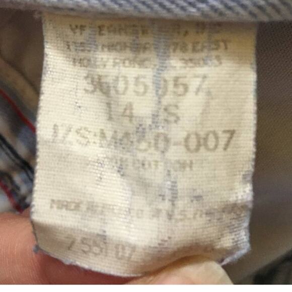 VTG 90s LEE High Rise Tapered Leg Jeans in Extra light wash SZ 12 SHORT - Picture 7 of 9